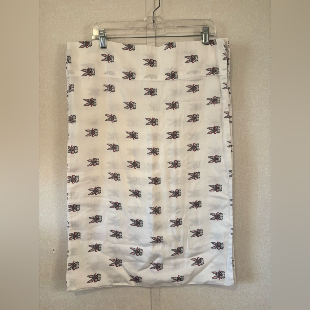 Vintage Bunny with glasses twin pillow cases.